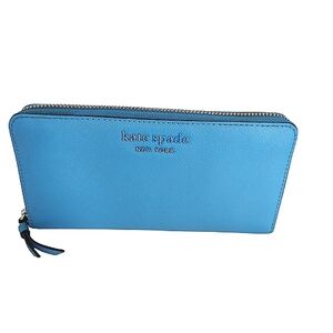 Kate Spade Larchmont Avenue Neda Blue Wallet